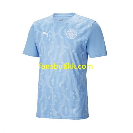 Fotballdrakt Manchester City Pre-Match Hjemmetrøye 2024-2025 Kortermet